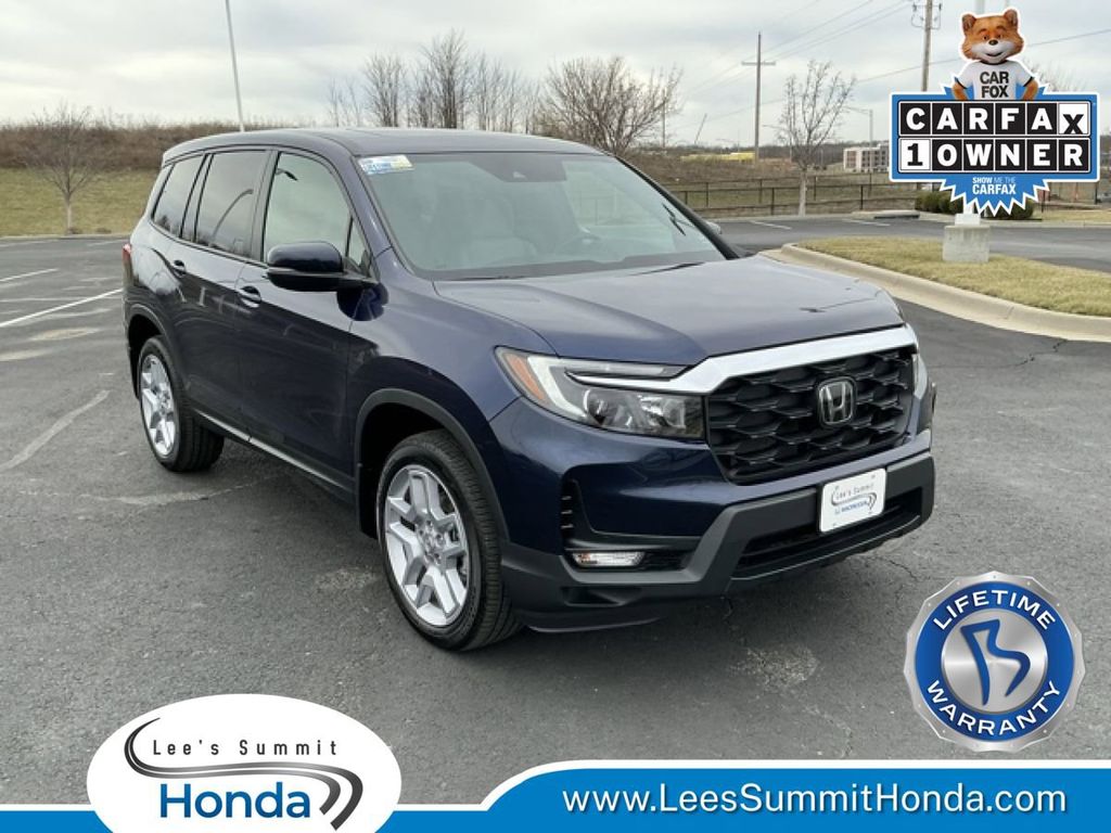 Black (Obsidian Blue Pearl) 2025 Honda Passport EX-L AWD SUV / Crossover All-Wheel Drive 9-Speed Automatic