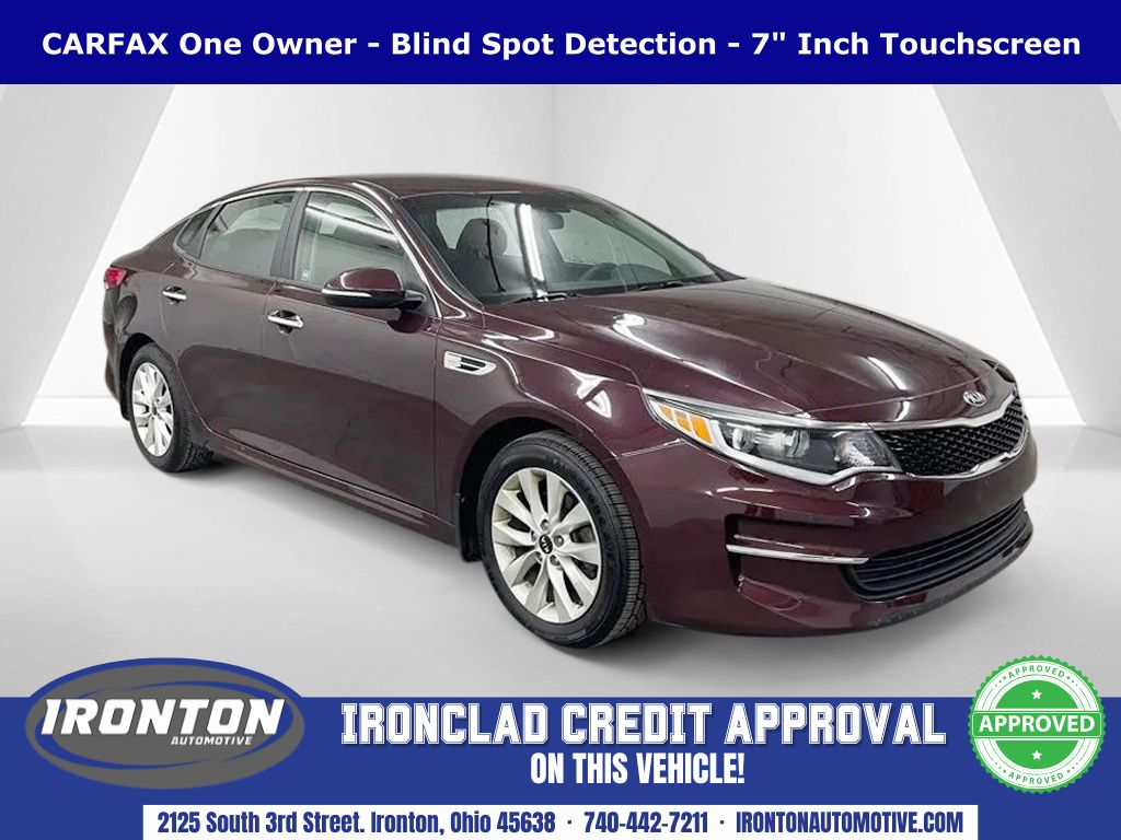 Red (Sangria) 2018 Kia Optima LX Sedan Front-Wheel Drive 6-Speed Automatic