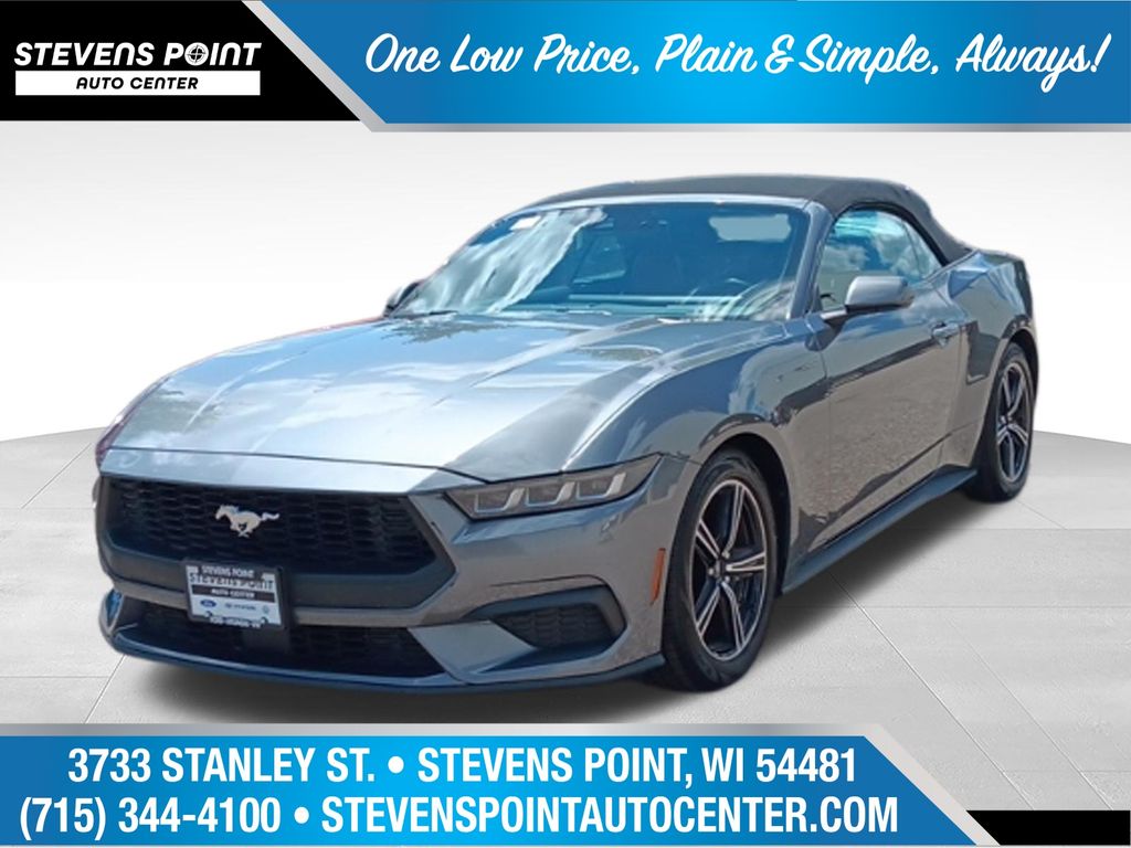 Carbonized Gray Metallic 2024 Ford Mustang Convertible Rear-Wheel Drive Automatic