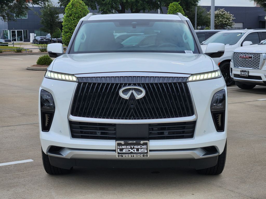 2026 INFINITI QX80 LUXE White at Bayway Cadillac Southwest
