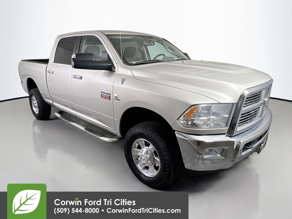 Silver 2010 Dodge RAM 2500 Pickup Truck Four-Wheel Drive 6-Speed Automatic