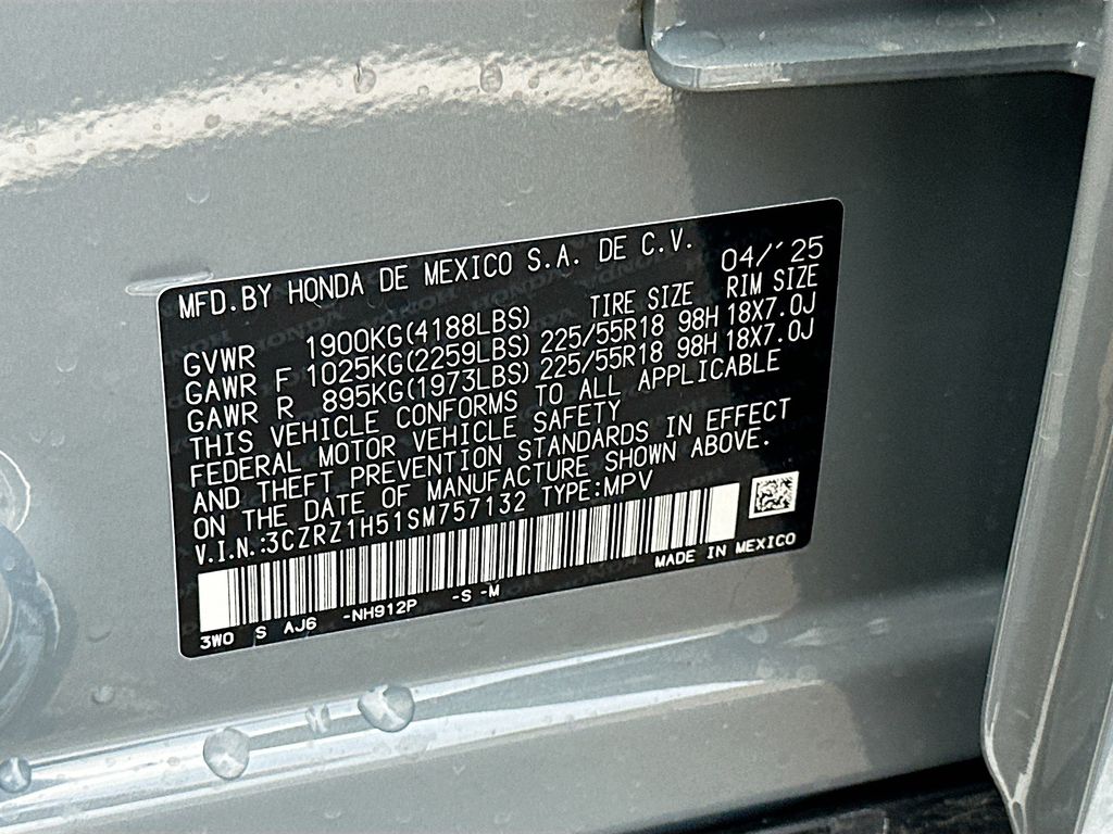 2025 Honda HR-V Sport 22