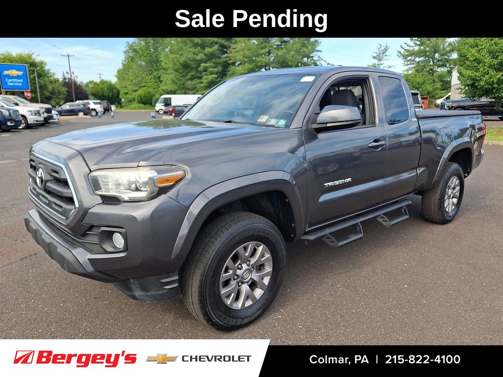 Magnetic Gray Metallic 2017 Toyota Tacoma Pickup Truck Four-Wheel Drive 6-Speed Automatic
