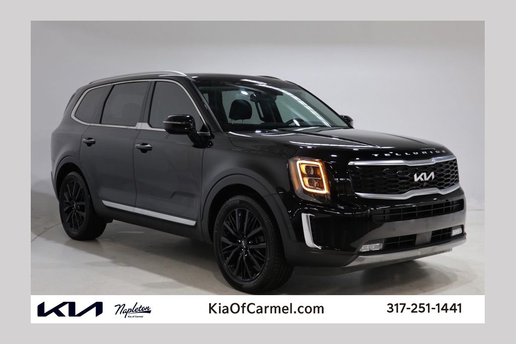 Ebony Black 2022 Kia Telluride SUV / Crossover Front-Wheel Drive 8-Speed Automatic