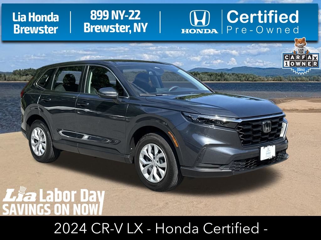 Gray 2024 Honda CR-V SUV / Crossover All-Wheel Drive Continuously Variable Transmission