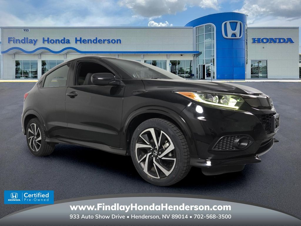 Crystal Black Pearl 2020 Honda HR-V Sport FWD SUV / Crossover Front-Wheel Drive Continuously Variable Transmission
