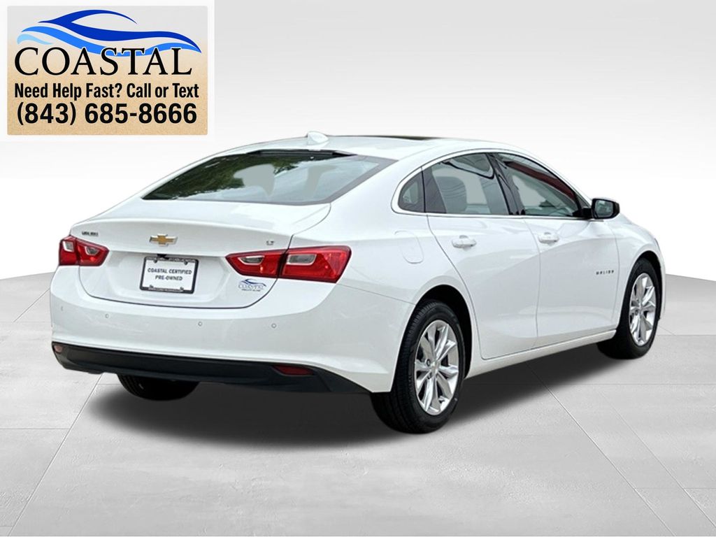 2024 Chevrolet Malibu LT White at Matthews Motors of Wilmington