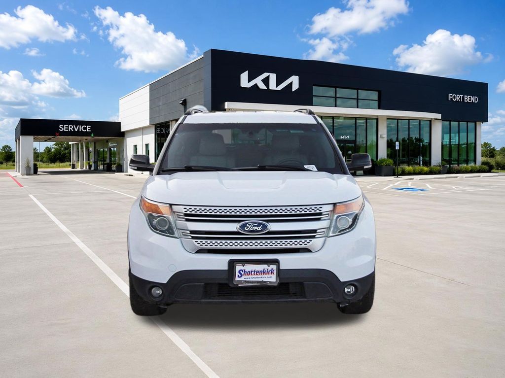 2013 Ford Explorer XLT White at DeMontrond Gulf Freeway