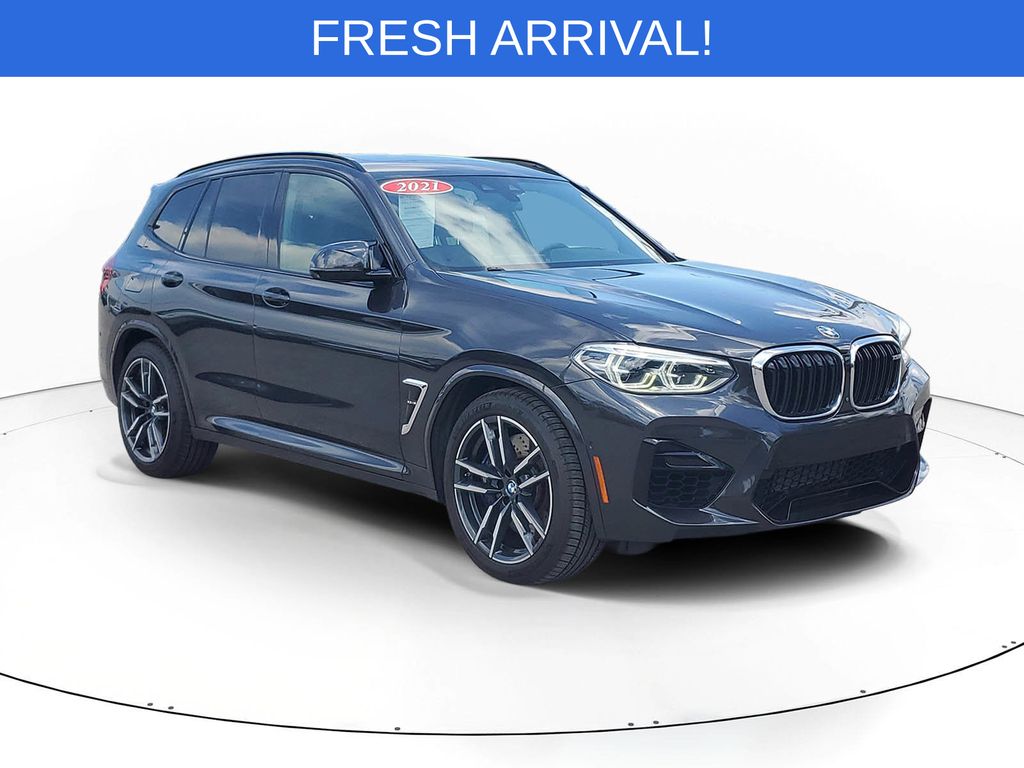 Gray (Dark Graphite Metallic) 2021 BMW X3 M SUV / Crossover All-Wheel Drive 8-Speed Automatic