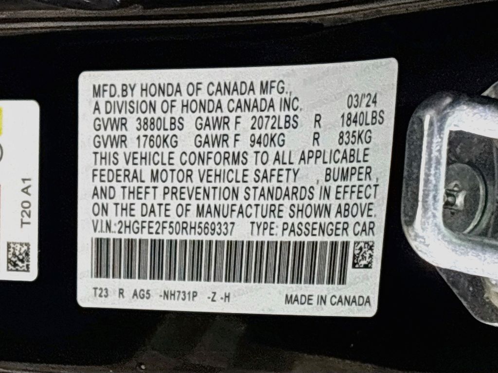 2024 Honda Civic Sport
