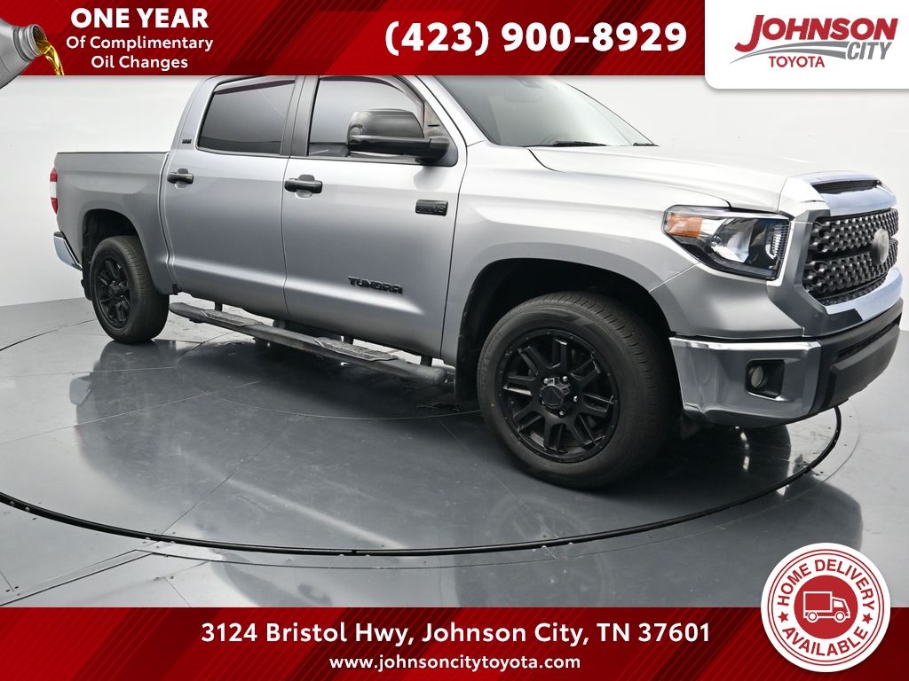 Silver Sky Metallic 2021 Toyota Tundra Pickup Truck Four-Wheel Drive 6-Speed Automatic