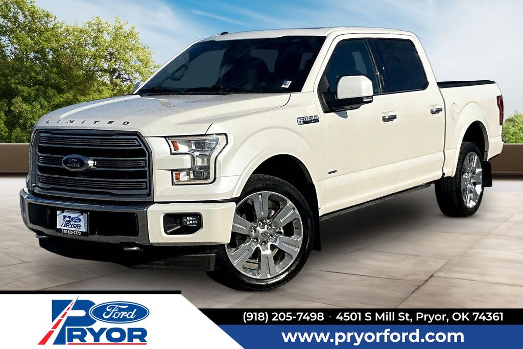 White 2017 Ford F-150 Pickup Truck Four-Wheel Drive Automatic