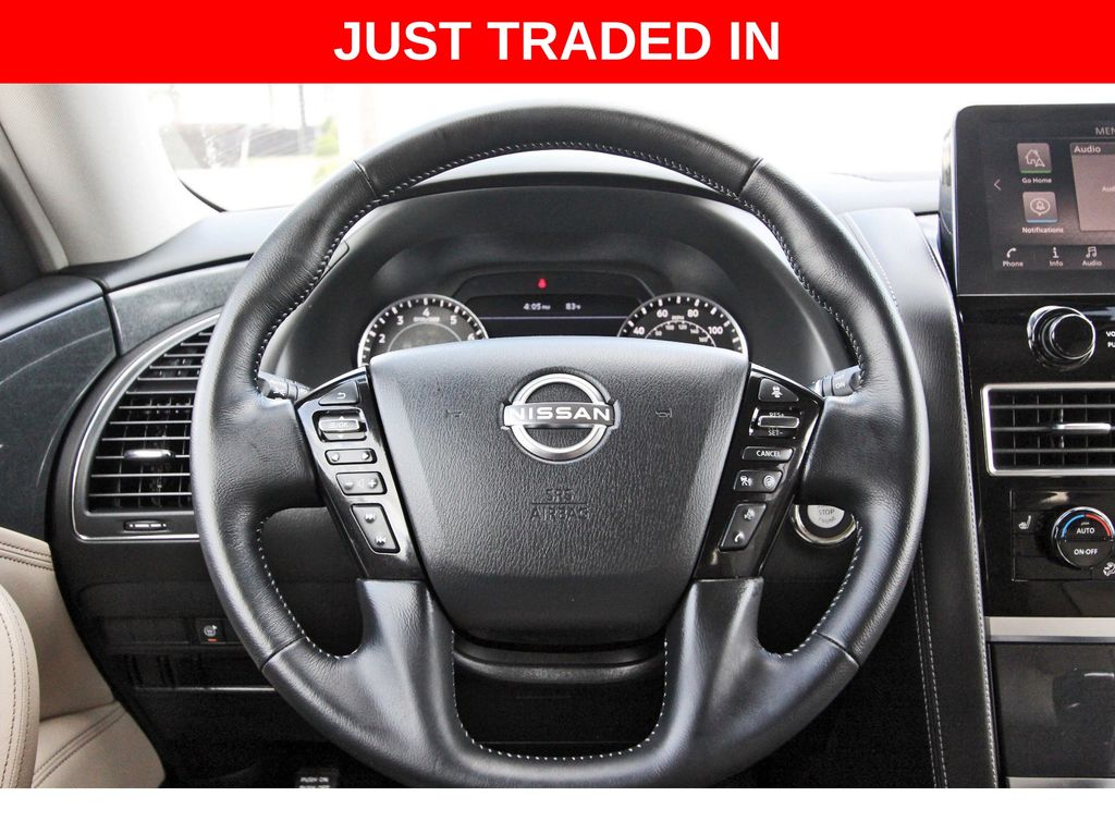 2024 Nissan Armada SV White at DeMontrond Ford