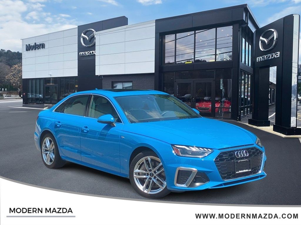 Turbo Blue 2020 Audi A4 Sedan All-Wheel Drive 7-Speed Automatic