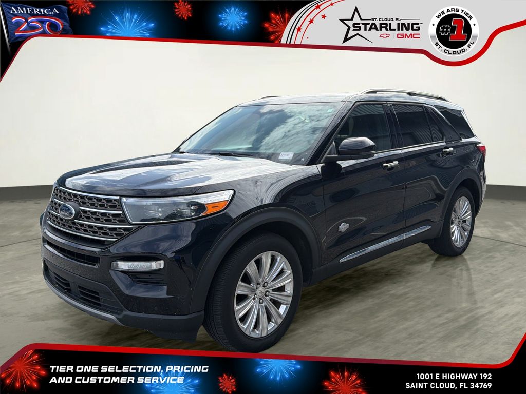 Agate Black Metallic 2023 Ford Explorer SUV / Crossover Rear-Wheel Drive Automatic