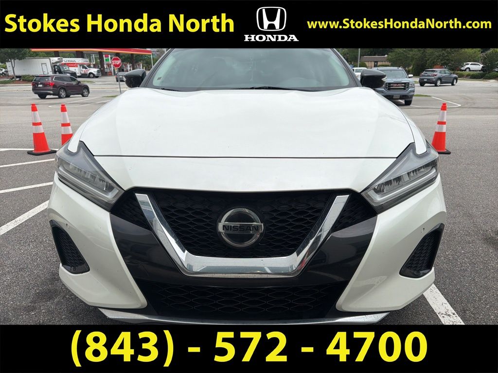 2019 Nissan Maxima 3.5 SL White at Coastal Chevrolet Cadillac