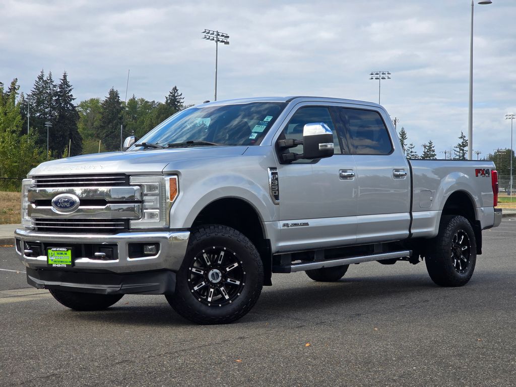 Silver 2017 Ford F-350 Super Duty Pickup Truck Four-Wheel Drive 6-Speed Automatic