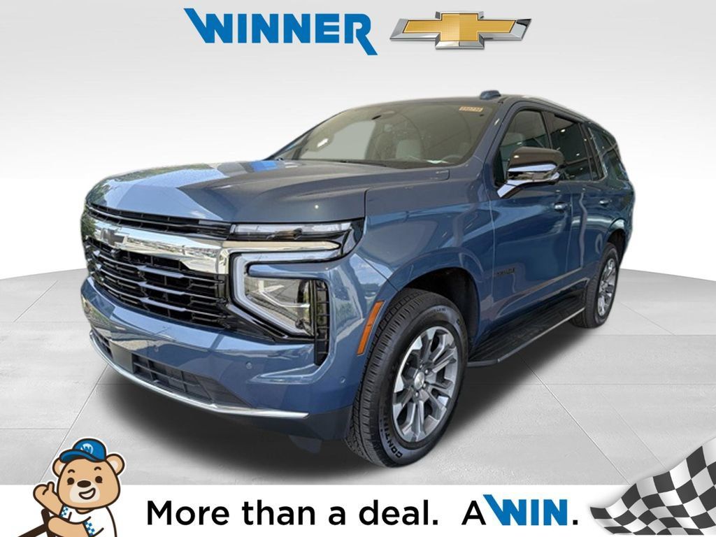 Lakeshore Blue Metallic 2025 Chevrolet Tahoe SUV / Crossover Four-Wheel Drive Automatic