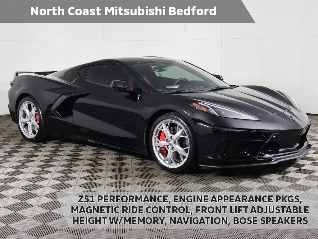 Black 2020 Chevrolet Corvette Stingray 3LT Coupe RWD Coupe Rear-Wheel Drive 8-Speed Dual Clutch
