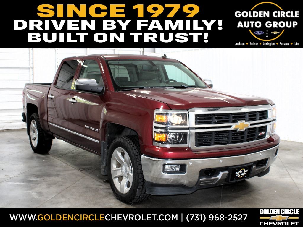 Red (Deep Ruby Metallic) 2014 Chevrolet Silverado 1500 Pickup Truck Four-Wheel Drive 6-Speed Automatic Overdrive