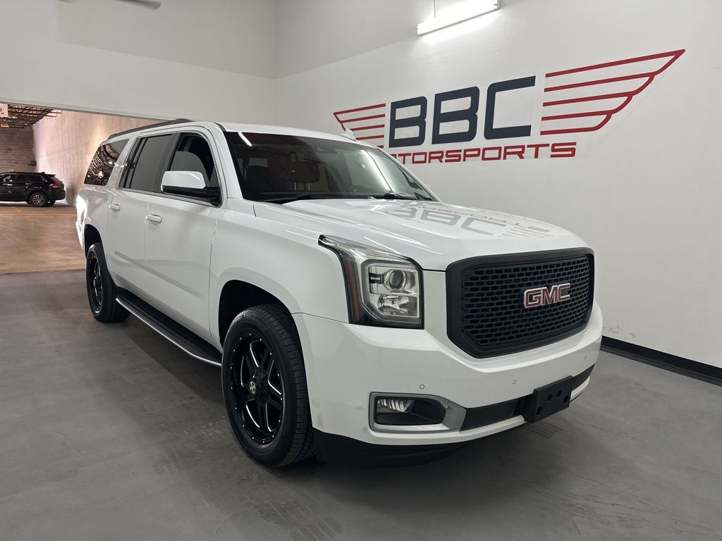 Summit White 2019 GMC Yukon XL SLT 4WD SUV / Crossover Four-Wheel Drive 6-Speed Automatic Overdrive