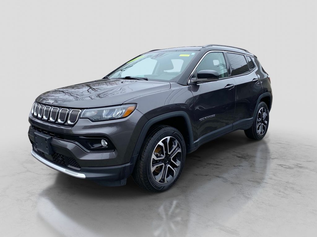 Gray (Granite Crystal Metallic Clearcoat) 2022 Jeep Compass Limited 4WD SUV / Crossover Four-Wheel Drive 9-Speed Automatic