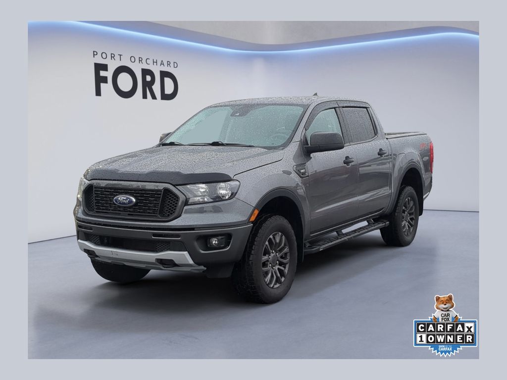 Carbonized Gray Metallic 2021 Ford Ranger XLT SuperCrew 4WD Pickup Truck Four-Wheel Drive Automatic