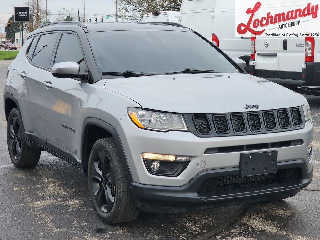 Billet Silver Metallic Clearcoat 2019 Jeep Compass Altitude 4WD SUV / Crossover Four-Wheel Drive 9-Speed Automatic