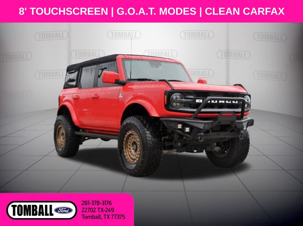 Race Red 2023 Ford Bronco SUV / Crossover Four-Wheel Drive Automatic