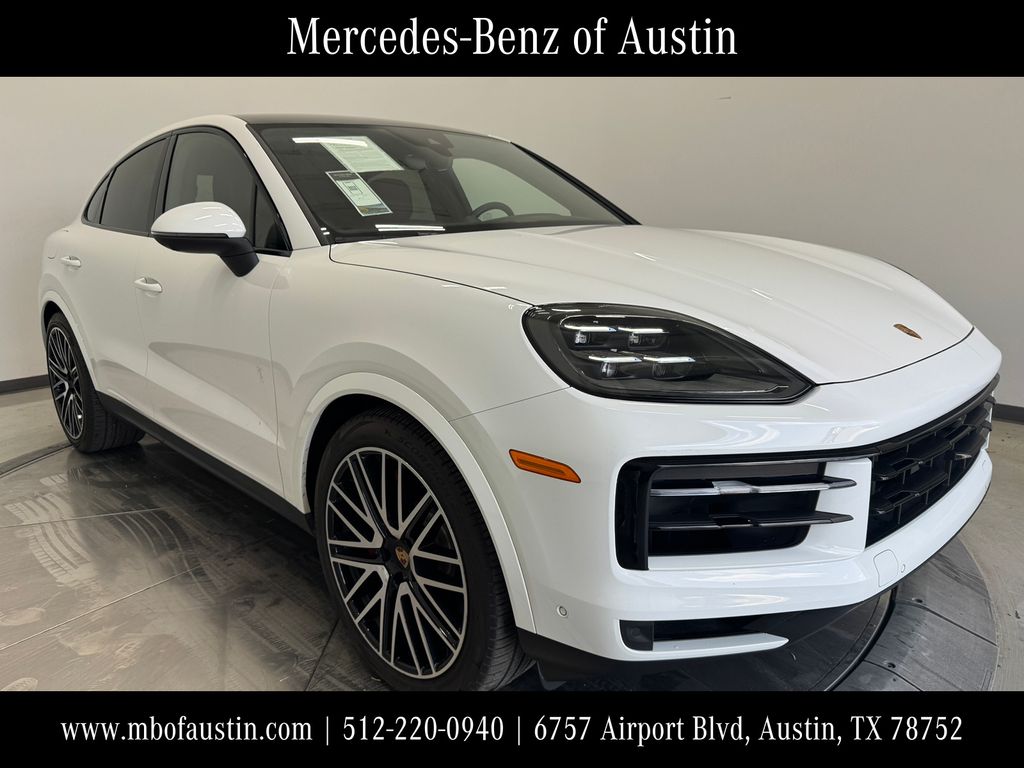 White 2025 Porsche Cayenne Coupe Coupe All-Wheel Drive 8-Speed Automatic
