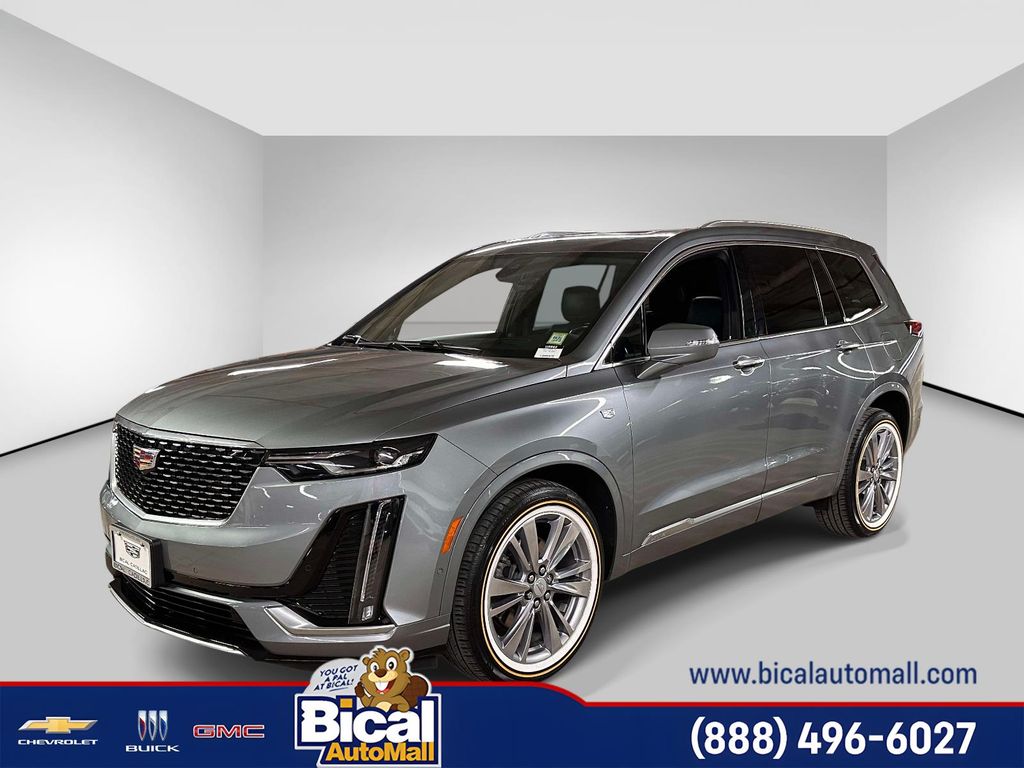 Argent Silver Metallic 2024 Cadillac XT6 Premium Luxury AWD SUV / Crossover Four-Wheel Drive 9-Speed Automatic