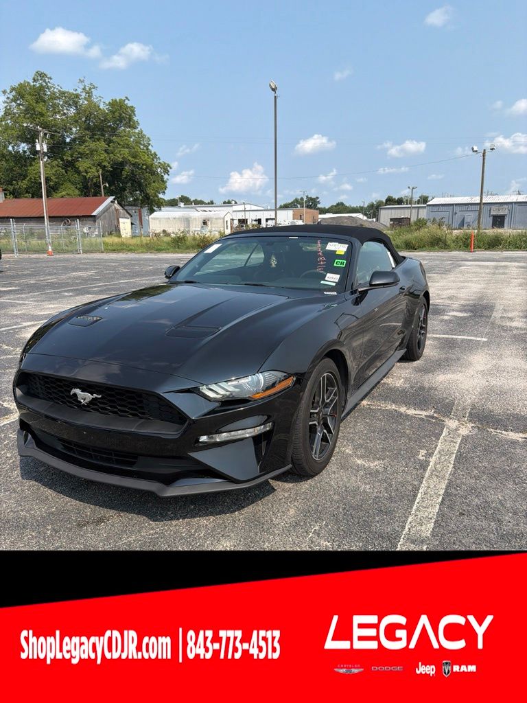 Shadow Black 2020 Ford Mustang Convertible Rear-Wheel Drive Automatic