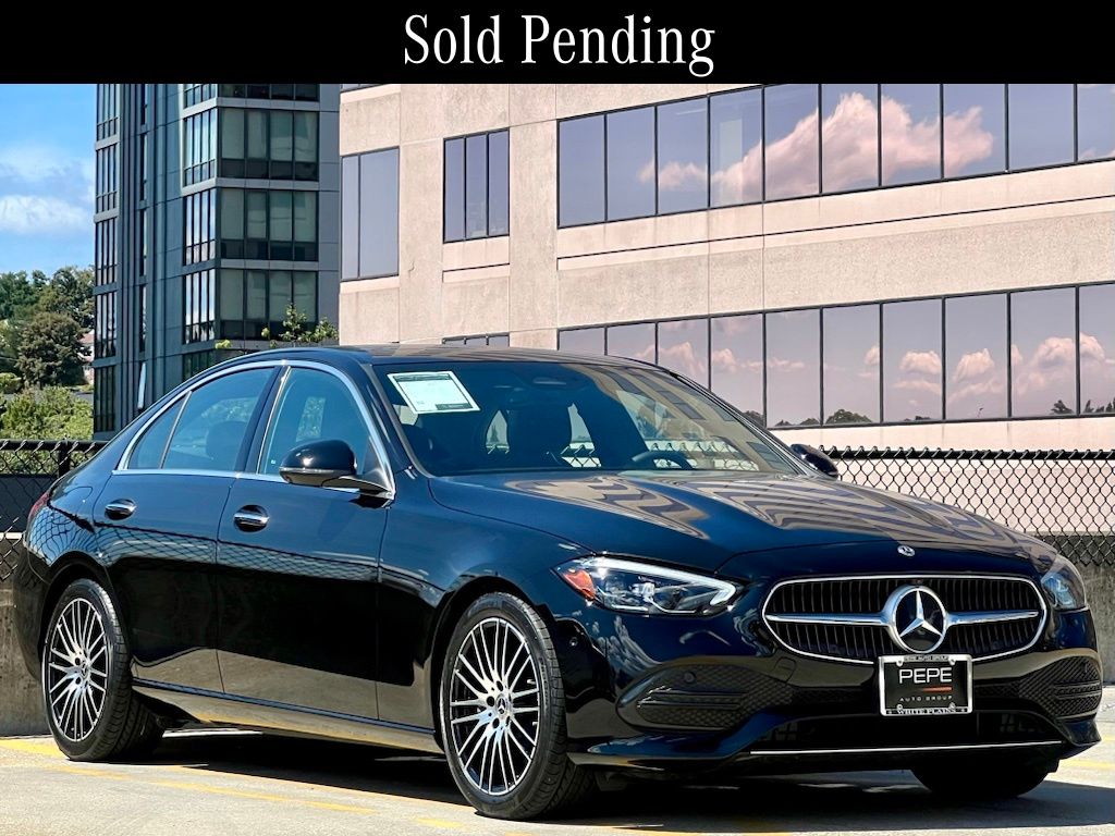 Black 2023 Mercedes-Benz C-Class Sedan All-Wheel Drive 9-Speed Automatic
