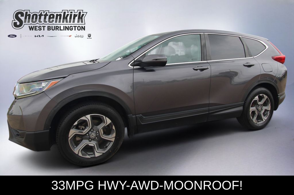 Gray (Gunmetal Metallic) 2018 Honda CR-V SUV / Crossover All-Wheel Drive Continuously Variable Transmission