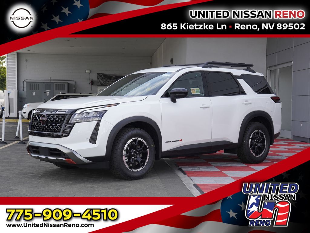Everest White Pearl Tricoat 2026 Nissan Pathfinder SUV / Crossover All-Wheel Drive 9-Speed Automatic