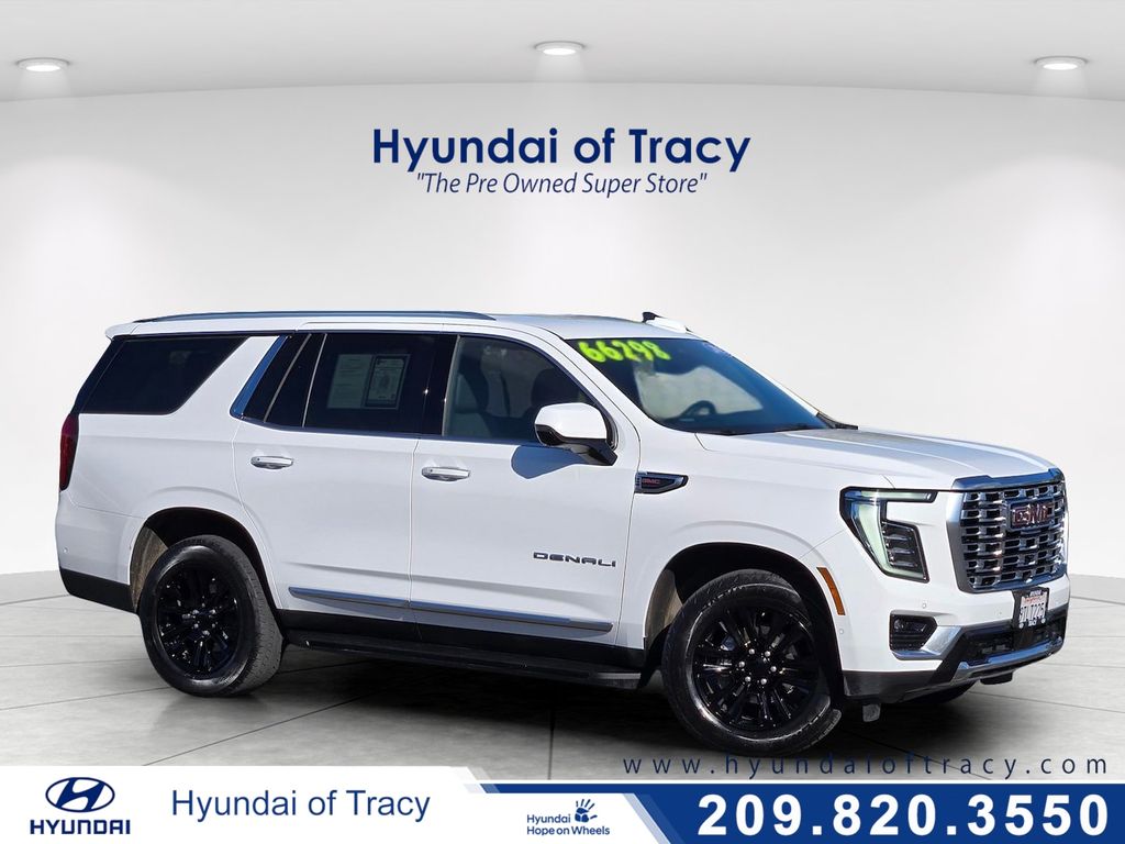 Summit White 2025 GMC Yukon SUV / Crossover Four-Wheel Drive