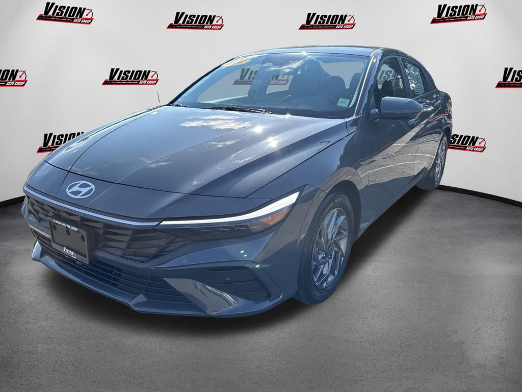 Ecotronic Gray 2024 Hyundai Elantra Sedan Front-Wheel Drive Continuously Variable Transmission