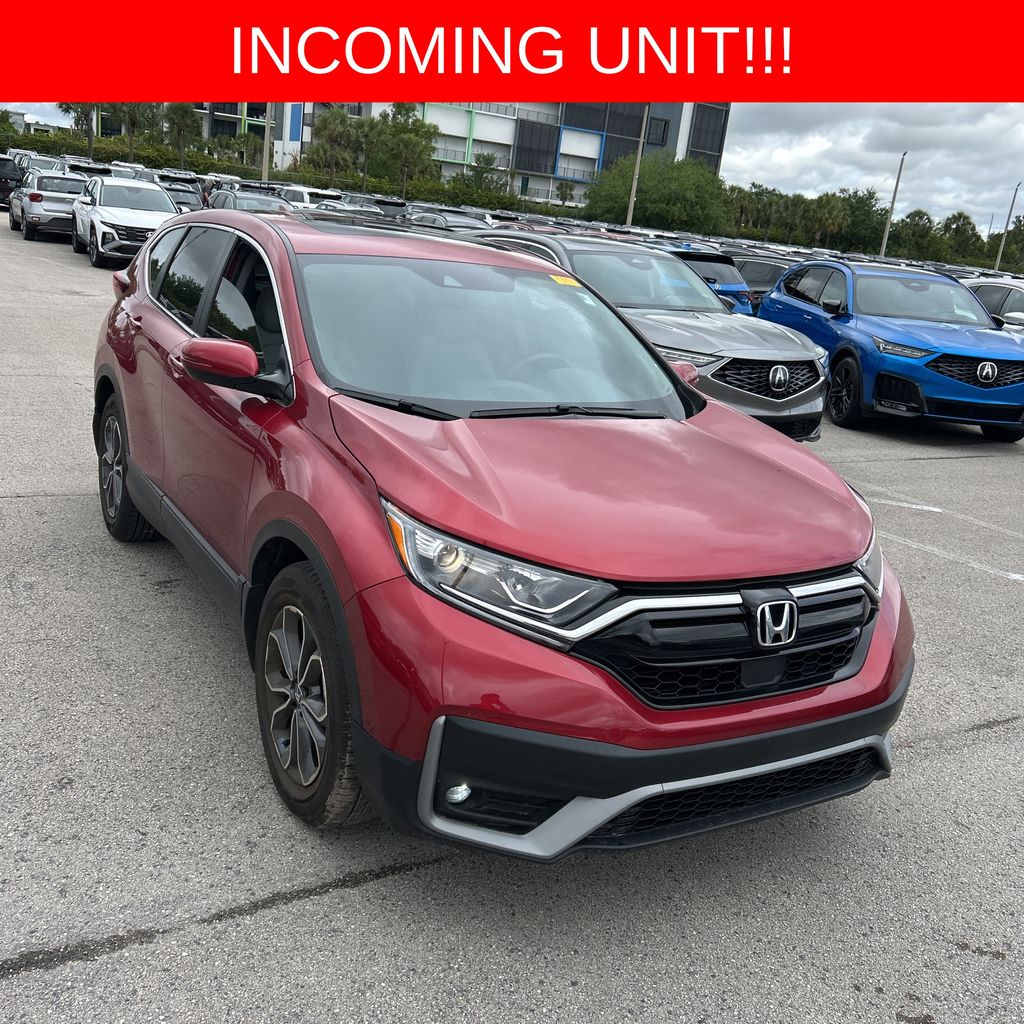 Radiant Red Metallic 2022 Honda CR-V EX-L FWD SUV / Crossover Front-Wheel Drive Continuously Variable Transmission