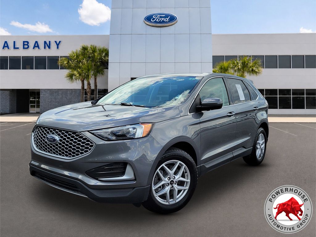 Gray Metallic 2024 Ford Edge SUV / Crossover All-Wheel Drive 8-Speed Automatic
