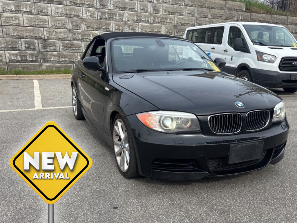 Black Sapphire Metallic 2013 BMW 1 Series 135i Convertible RWD Convertible Rear-Wheel Drive 7-Speed Automatic