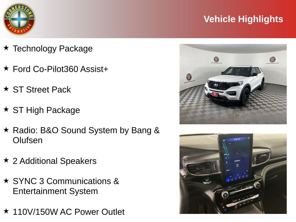 Certified Used 2022 White Ford ST image 2