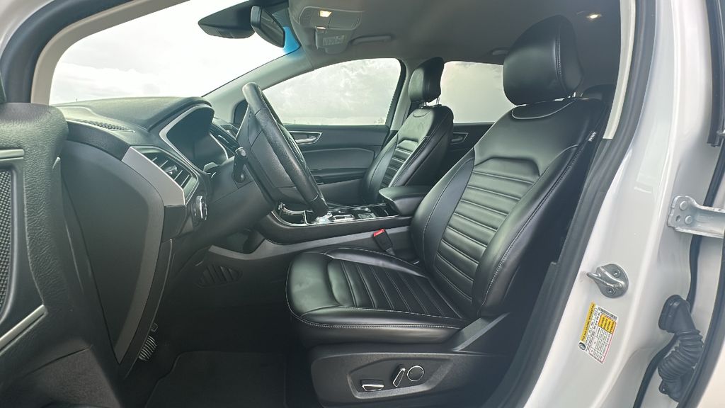 2019 Ford Edge SEL White at DeMontrond Gulf Freeway