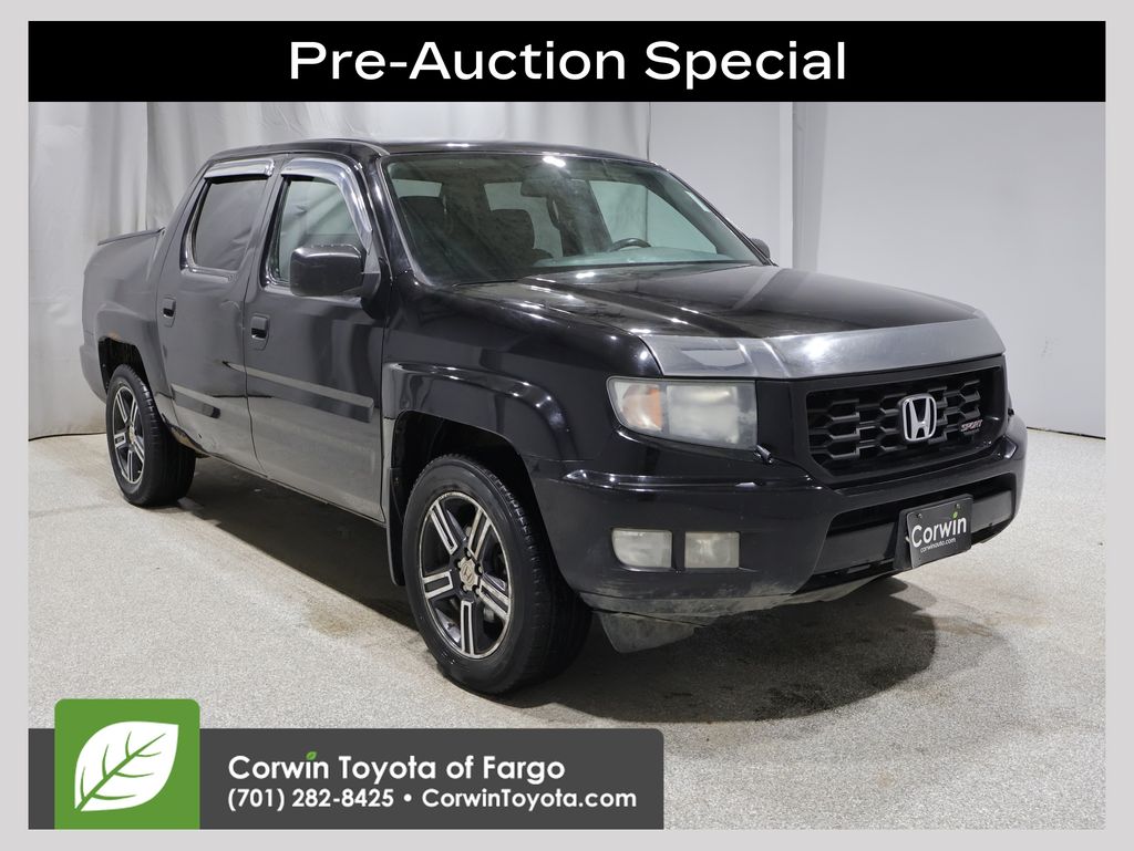Crystal Black Pearl 2013 Honda Ridgeline Sport Pickup Truck Four-Wheel Drive 5-Speed Automatic