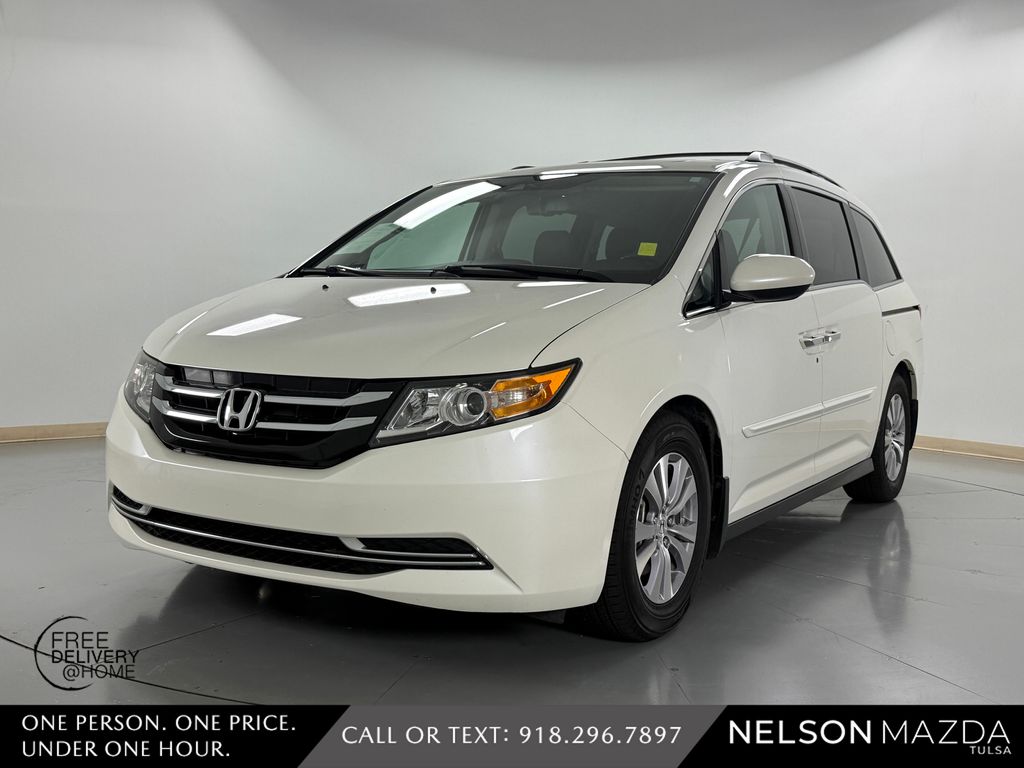 White 2017 Honda Odyssey EX-L FWD Minivan Front-Wheel Drive 6-Speed Automatic