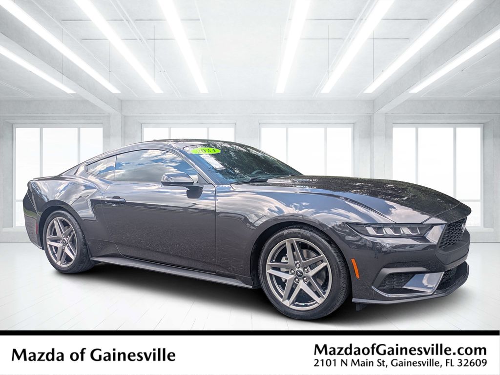 Gray Metallic 2024 Ford Mustang Coupe Rear-Wheel Drive Automatic