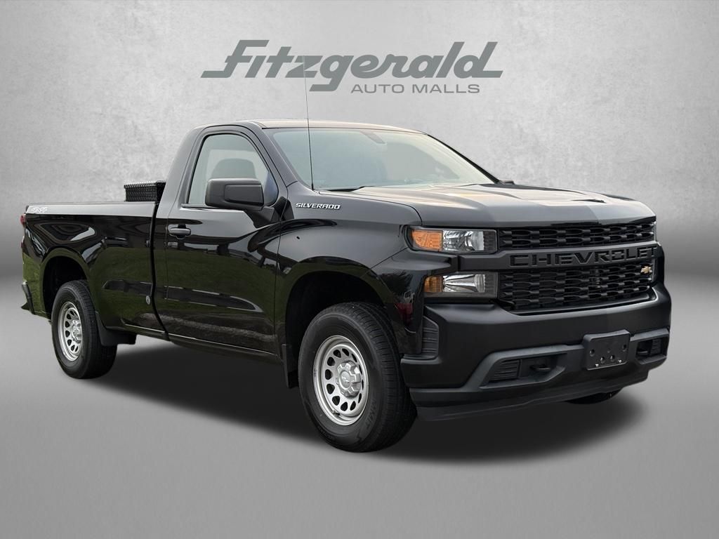 Black 2020 Chevrolet Silverado 1500 Pickup Truck Four-Wheel Drive 6-Speed Automatic Overdrive