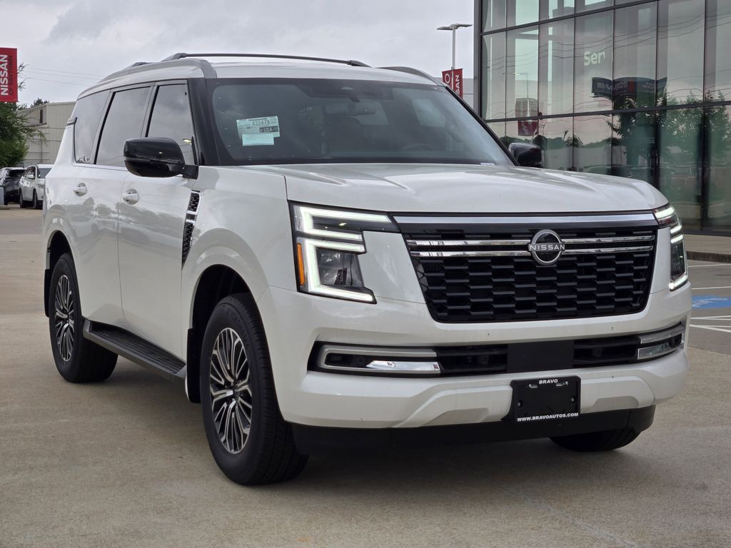 2026 Nissan Armada SL White at Bravo Nissan