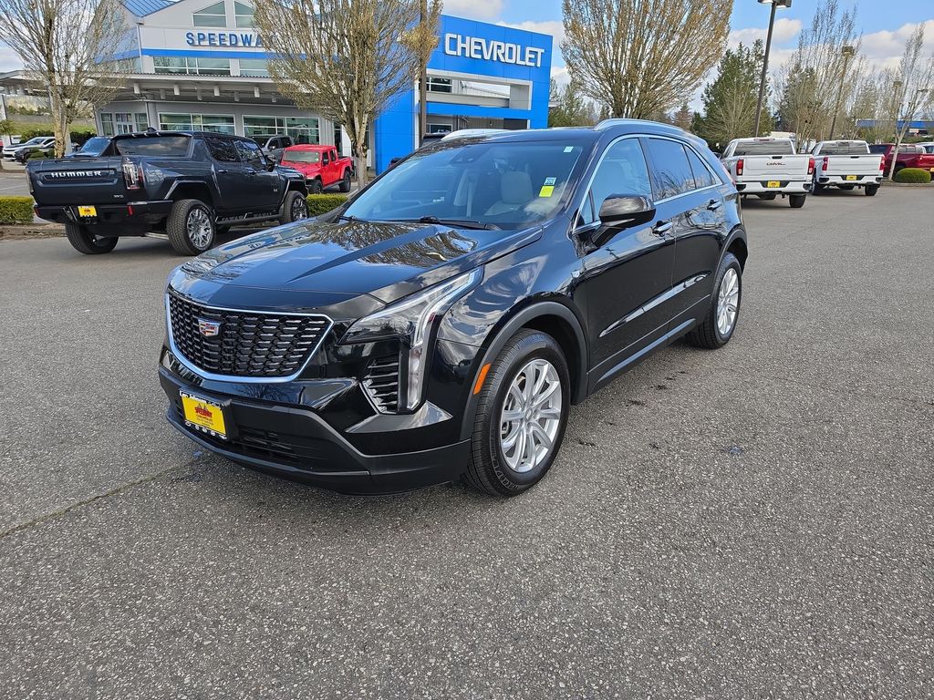 Stellar Black Metallic 2021 Cadillac XT4 Luxury AWD SUV / Crossover Four-Wheel Drive 9-Speed Automatic