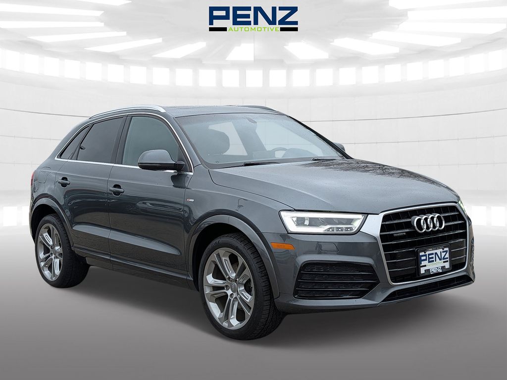 Daytona Gray Pearl 2018 Audi Q3 2.0T quattro Premium Plus SUV / Crossover All-Wheel Drive 6-Speed Automatic