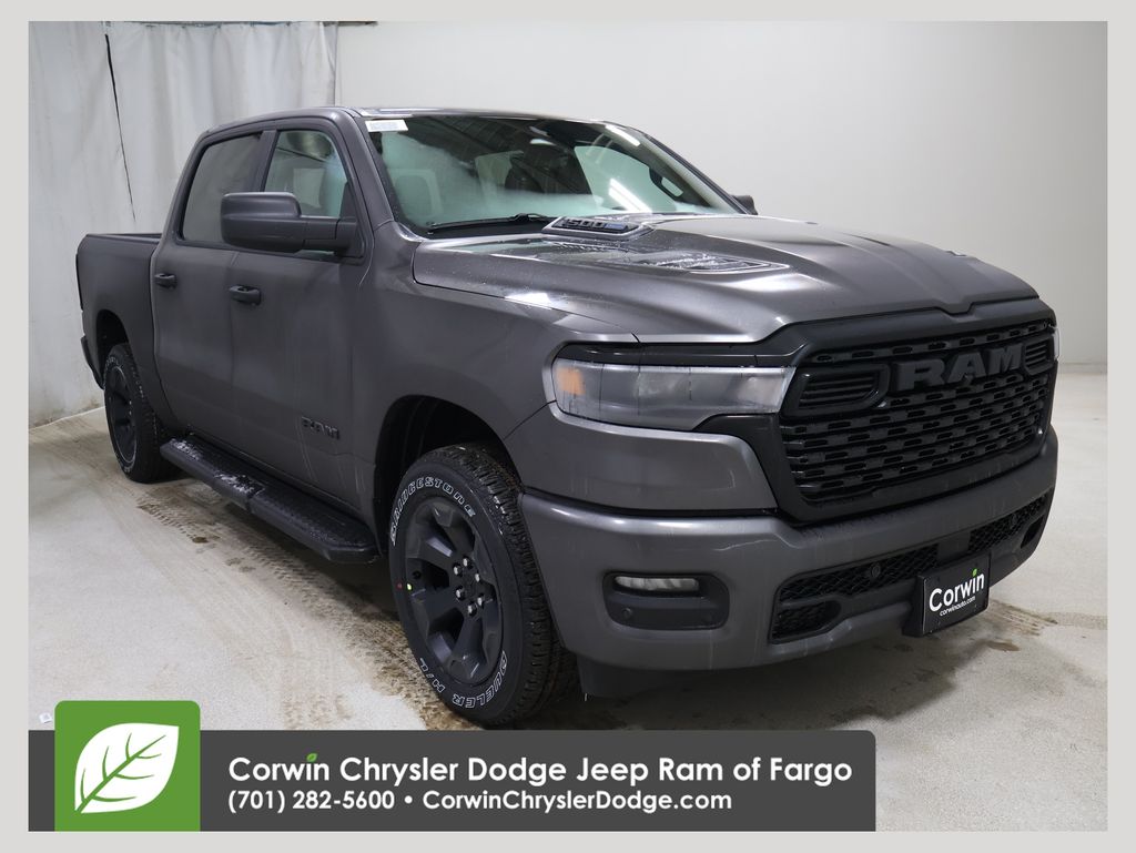 Gray (Granite Crystal Metallic Clearcoat) 2026 RAM 1500 Express Crew Cab 4WD Pickup Truck Four-Wheel Drive 8-Speed Automatic